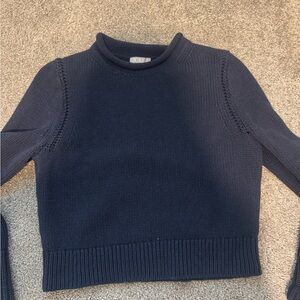 J. Crew Navy Turtleneck Sweater